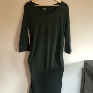 Isabel Maternity Green Dress